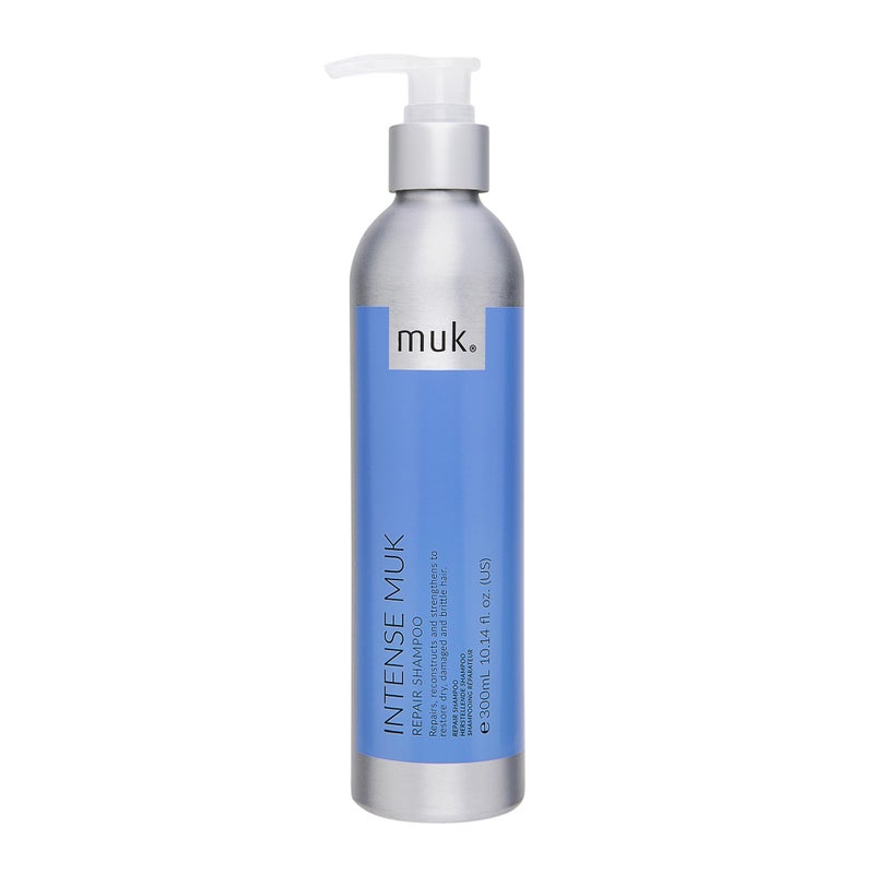 MUK. Intense Repair Shampoo - Reconstructing Formula for Dry, Damaged Hair. Hair Repair Protein Shampoo Strengthens, Moisturises & Restores Elasticity, 300ml - Image 1